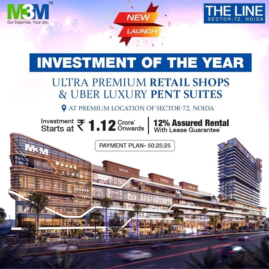 M3M The Line AVENUE Sector 72 Noida