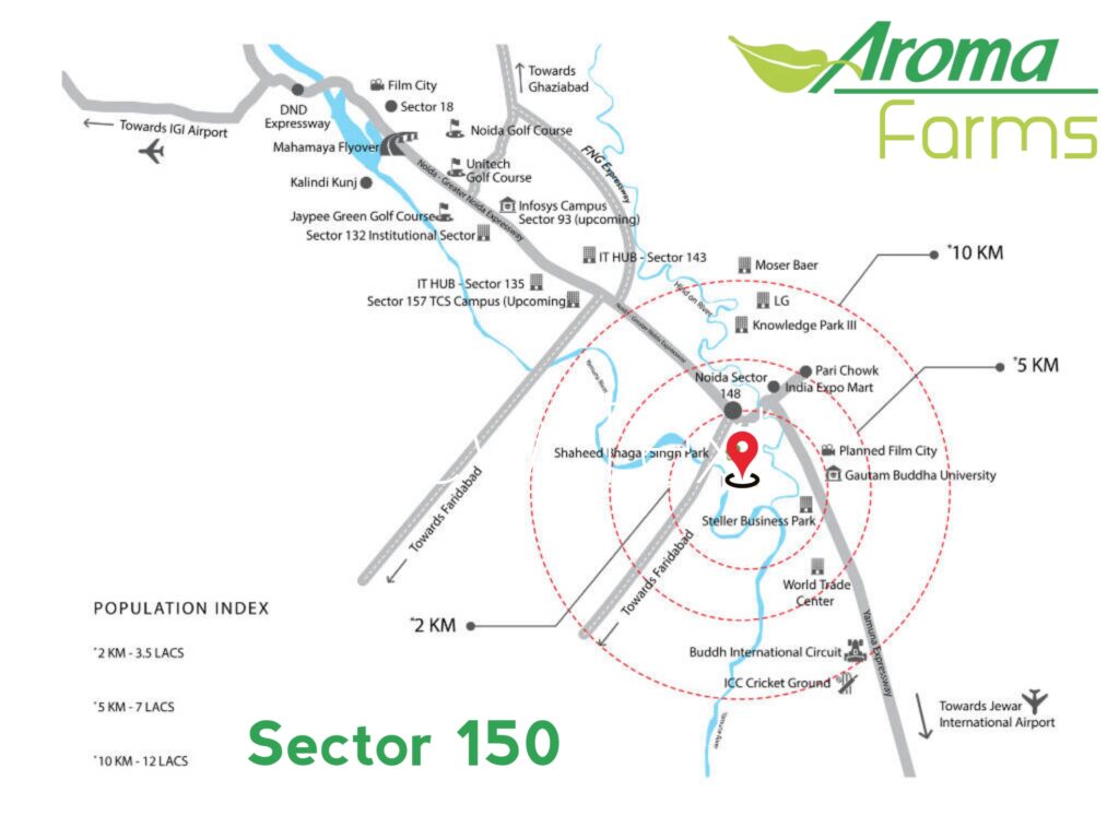 Aroma Farms Sector 150 Farmhouse in noida Expressway 