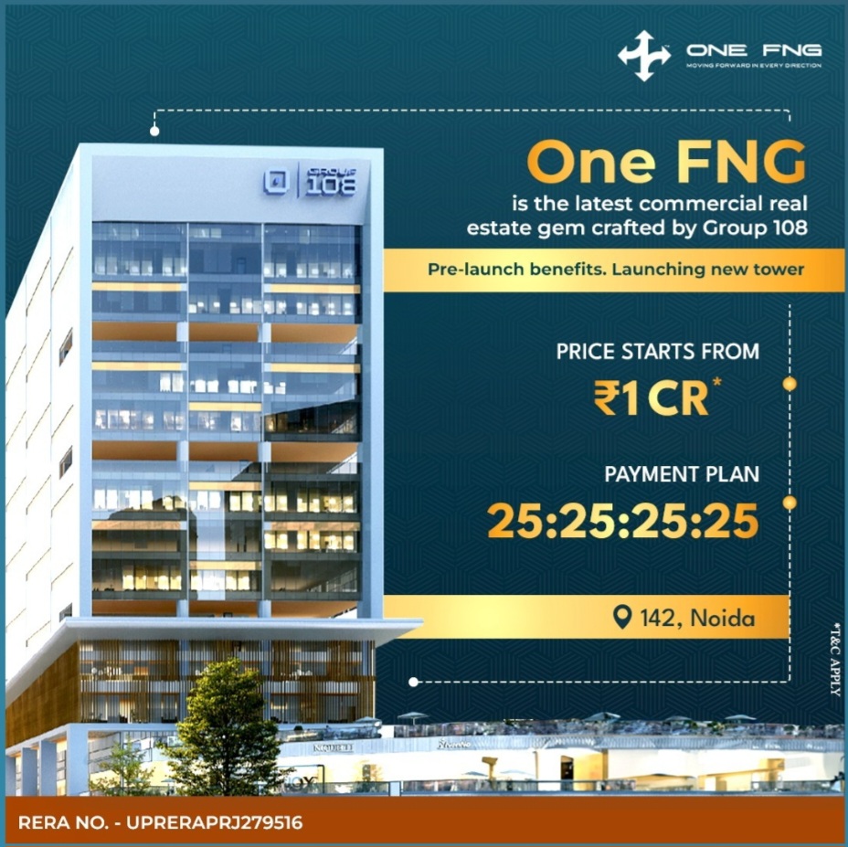 One FNG Group 108 sector 142 Noida Retail Shop & Office Space 